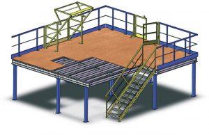 Plateformes de Stockage et Mezzanines-Plates formes modulables